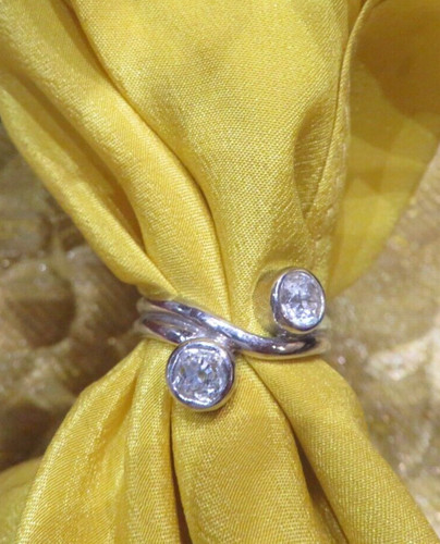 Rare bague blanc poincon - bague, or