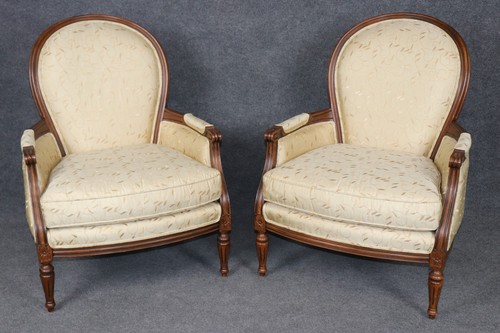Pair louis xvi - louis, bergere