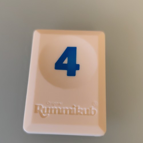 Tuile chiffre bleu - 4, jeu