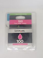 🖨️ Cartouche D'encre Lexmark 100 Magenta Officielle Neuve