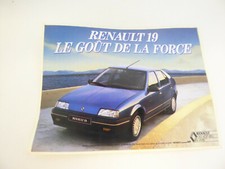 AUTOCOLLANT / STICKER  Vintage - VOITURE - RENAULT 19 R19 - / CAR / TOP