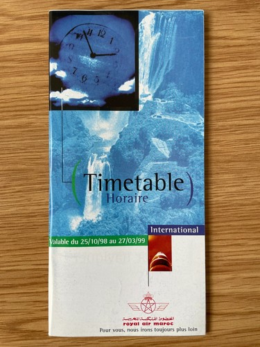 Royal air maroc timetable - royal,