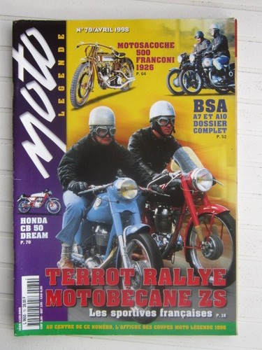 Moto legende bsa a7 et - 79/bsa,