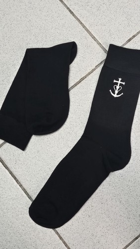 Paire chaussettes noires - paire, de