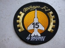 Patch Mirage F-1 Armée de L'Air Dassault Aviation 15 Ans