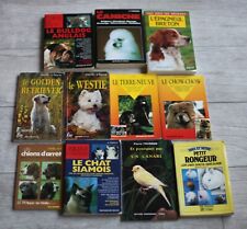 Lot de 11 livres CHIENS, ANIMAUX DE COMPAGNIE....