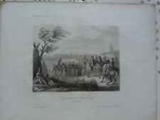 Gravure 1e Empire - Capitulation Magdebourg - Militaria XIXe