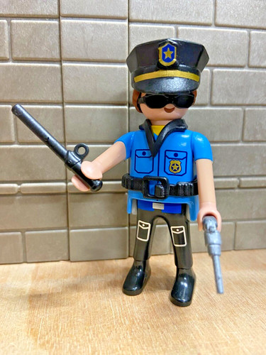 Playmobil personnage policier - personnage,