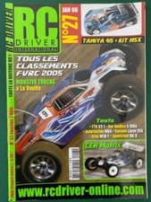 Revue RC Driver N°27 Janvier 2006 (TAMIYA 415 - Xray MT18 - Kyosho Lazer ZX5)
