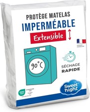 Protège Matelas 140x190cm, Alèse Imperméable et Micro Respirante, Lavable à 90°C