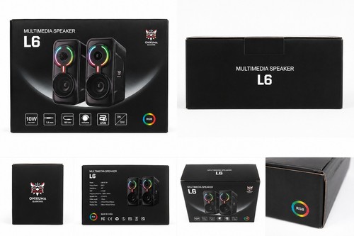 Enceinte gaming rgb onikuma - enceinte, pc