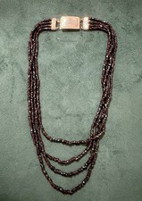 ANCIEN COLLIER GRENAT 4 RANGS