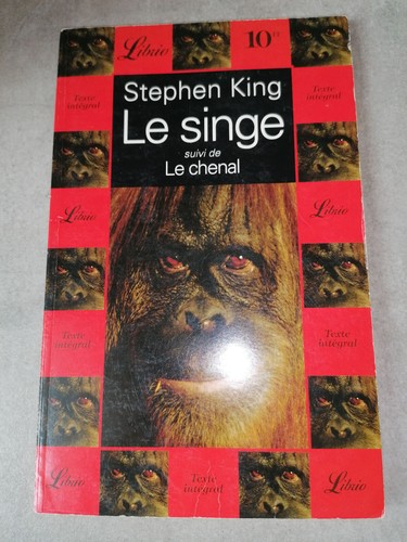 Livre singe stephen king - singe,