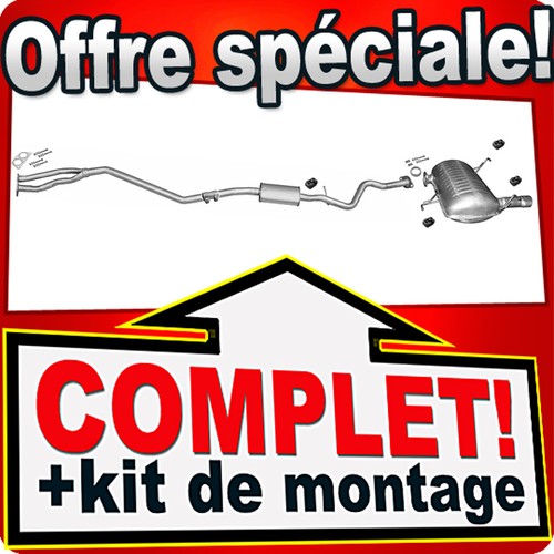 Système échappement pour - d'échappement,