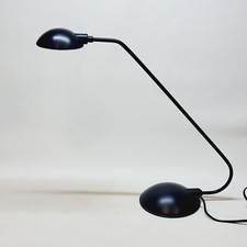 Lampe de Table Bureau Vintage Design Mid Century Nuova Veneta Lumi Italy Noire