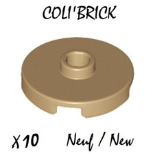 Lego 18674 - 10x Plaque Ronde