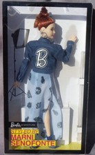 Barbie rousse AQUA MINI DRESS styled by MARNI SENOFONTE 2018 Mattel FJH76 NRFB