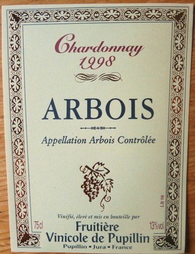 Etiquettes vin france arbois - etiquettes,