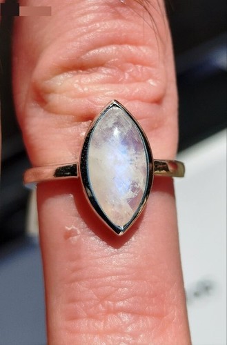 11g bague pierre lune - bague,
