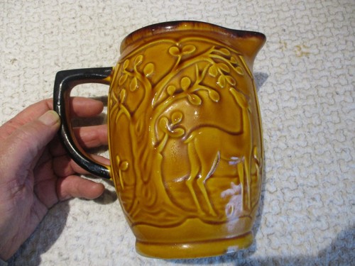 Ancien pichet eau barbotine - ancien,
