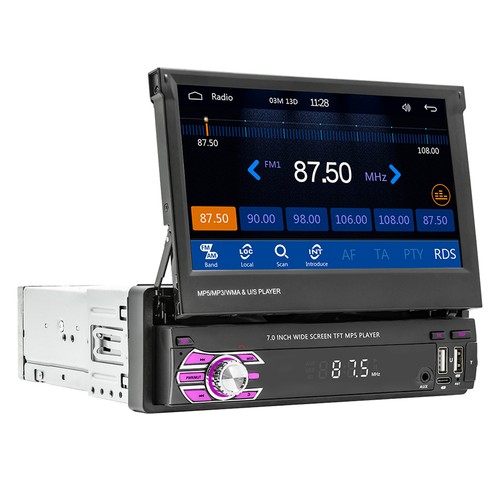Single din car radio - 7",