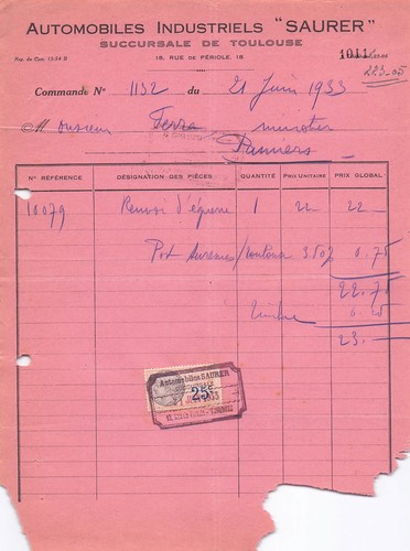 Toulouse automobiles saurer - toulouse,