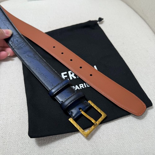 Berluti leather belt - berluti,