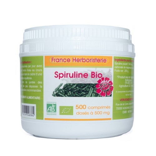 Spiruline ecocert 500 - spiruline,