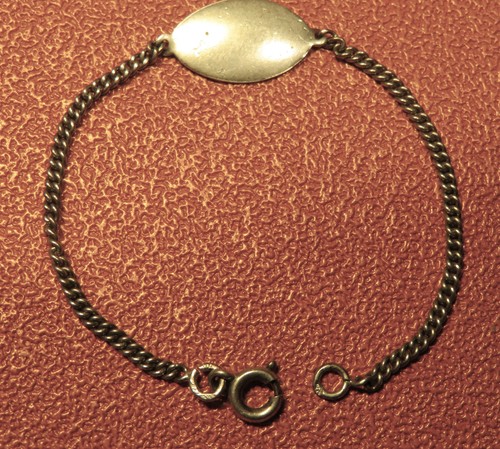 Gourmette ancienne pour enfant - gourmette,