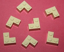 7 x Lego Tan Brick 2x2 Corner ref 2357/set 7194 7571 7623 6242 7625 75052 4504