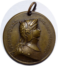 Médaille Ville de Beauvais Jeanne d'Arc 1920 par Corbierre