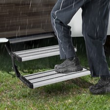 VEVOR Marchepieds pour Camping-cars 2 Marches Escabeau Rétractable Caravane