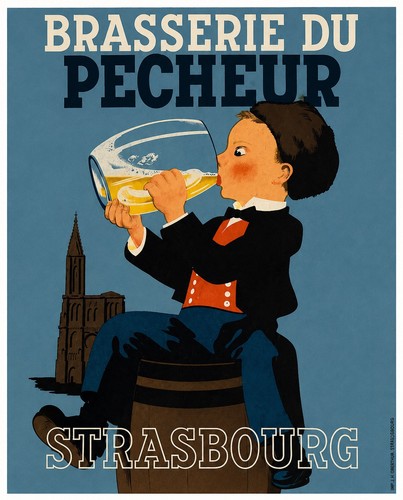 Affiche poster brasserie - poster,