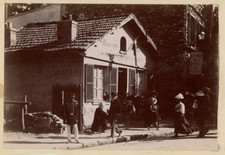 France, Maison Lucien, Location de Chevaux de Selle  Vintage citrate print.  T