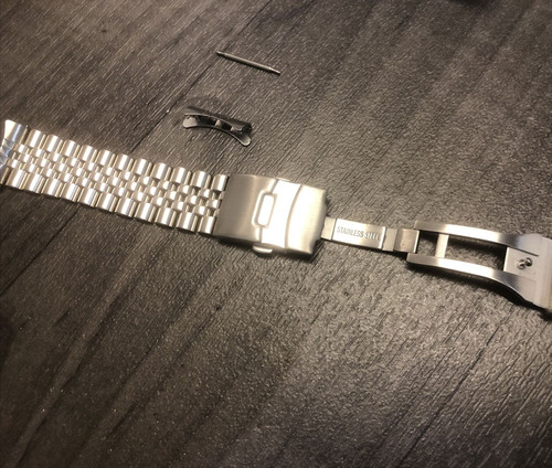 20mm jubilee stainless steel - 20mm,