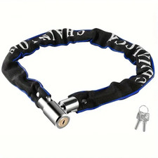 Chaine vélo antivol en métal