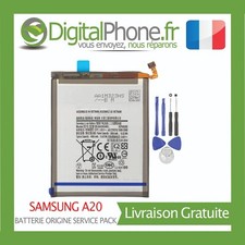 BATTERIE ORIGINE SERVICE PACK (EB-BA505ABE) SAMSUNG GALAXY A20 + OUTILS -TVA-
