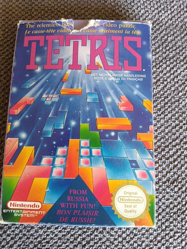 Tetris nes nintendo complet - nintendo,