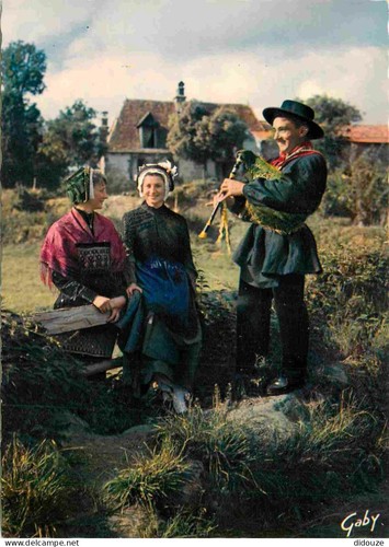 Carte postale folklore - carte,