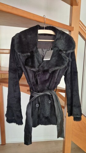 Veste sandro ferrone lapin - veste,