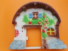 ferme des schtroumpfs occasion pièces smurf  TBE entrée rosé (volet bleu)s/porte