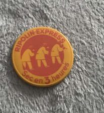 Rare Petit Miroir De Poche,RIPOLIN,Miroir De Courtoisie,publicitaire 