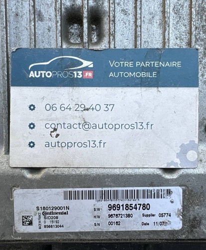 Calculateur moteur ecu peugeot - moteur,