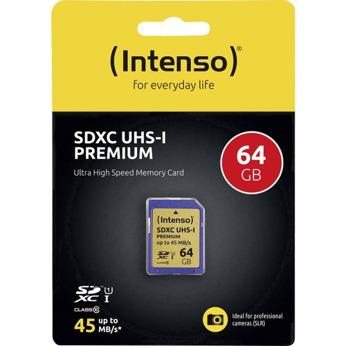 Carte sdxc intenso - sdxc, 64