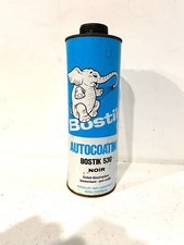 Ancien bidon de Bostik 530 Noir design éléphant année 1970