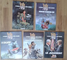 Lot de 5 BD DARGAUD "XIII" N° 8, 9, 10, 11, 12