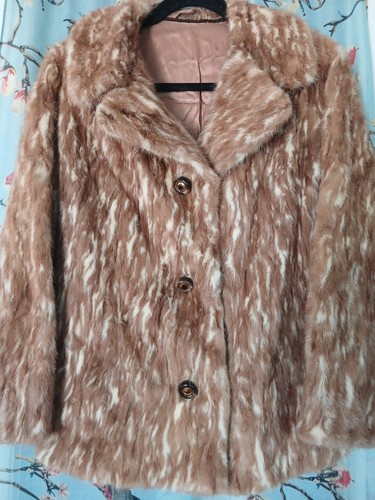 Vintage faux fur luxury - faux, jacket