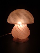 Lampe vintage en verre de Murano en forme de champignon, Italie 1970