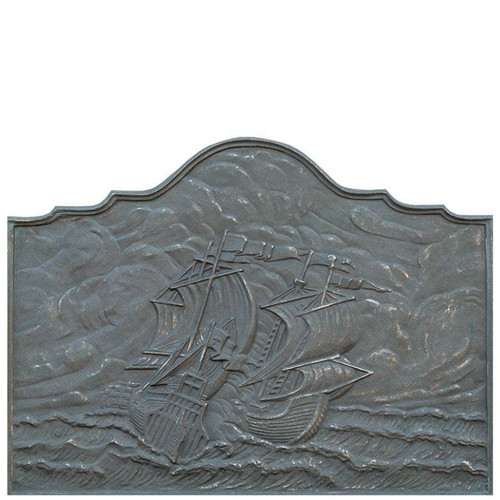 Plaque cheminée fonte - cheminée, en