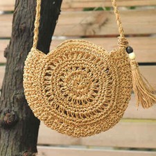 Sac à main bandouilère rond